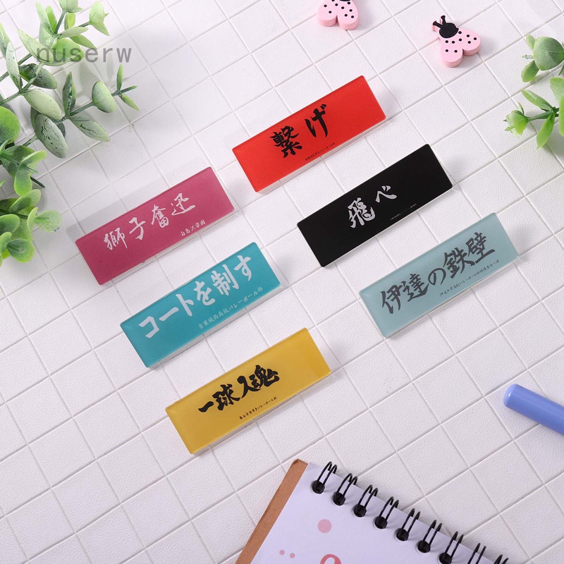 Ghim cài áo họa tiết Haikyuu!! phong cách otaku dùng trang trí túi