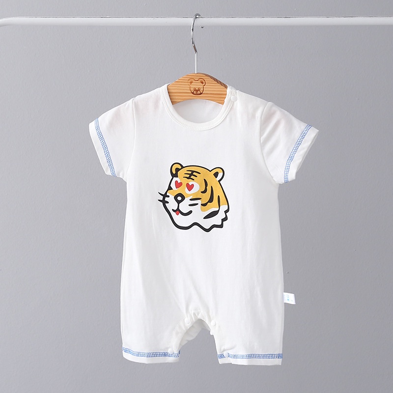 Áo liền quần tay ngắn phong cách Hàn Quốc thời trang mùa hè cho bé