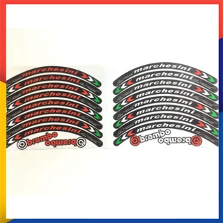 Tem dán vành (mâm) xe 3M phản quang cực chất..
