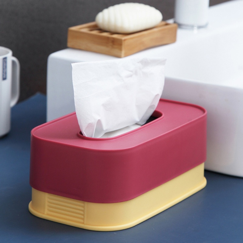 Giá Đỡ Hộp Khăn Giấy Để Bàn Thiết Kế Độc Đáo Trang Trí Nhà Cửa / Văn Phòng