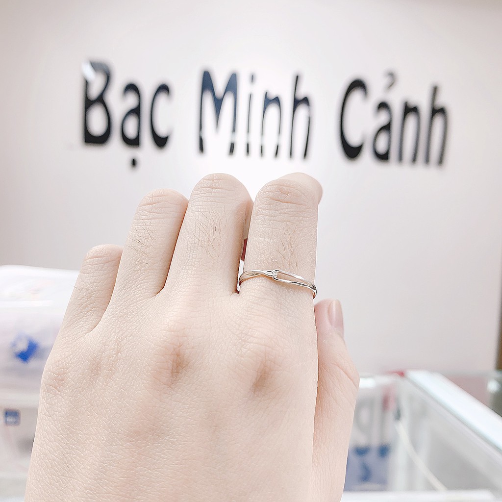 Nhẫn Bạc Nữ Thắt Nút - Minh Canh Jewelry