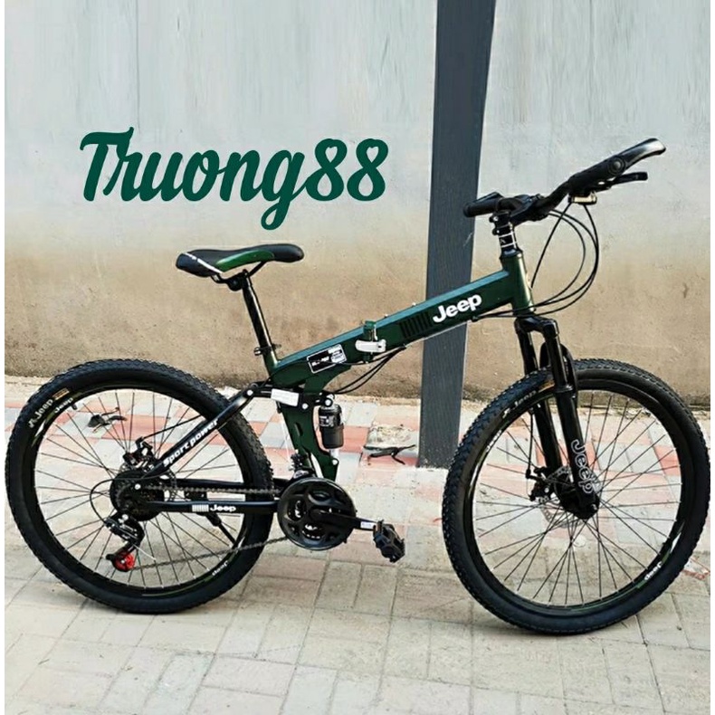 XE ĐẠP GẤP THỂ THAO  Jeep  Cao Cấp Size  Bánh 24  26inh