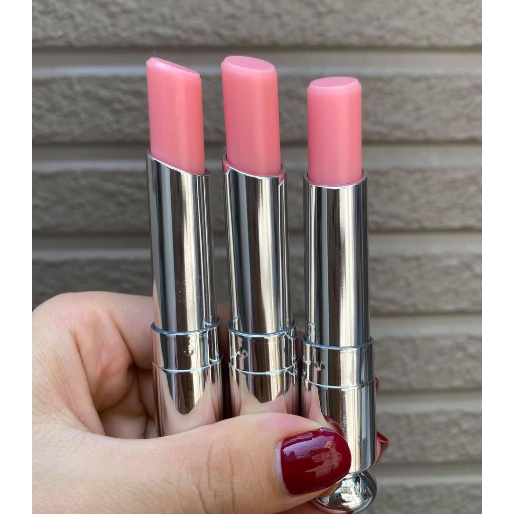 (hàng Pháp,mẫu mới 2022) Son dưỡng căng mộng môi Dior addict lip glow 001 hồng baby