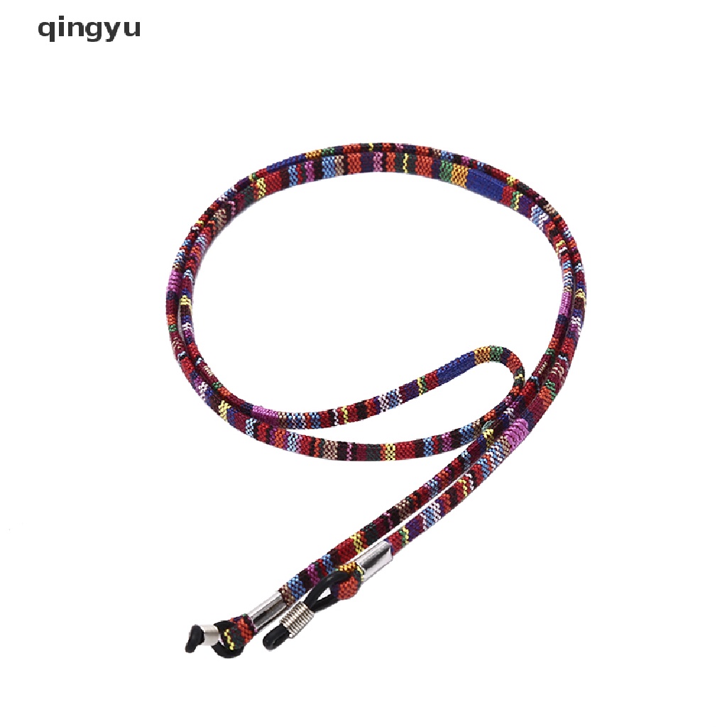Qyvn Eyewear Spectacle Sun Glasses Neck Cord Sunglasses Chain Strap Sports Colorful Jelly