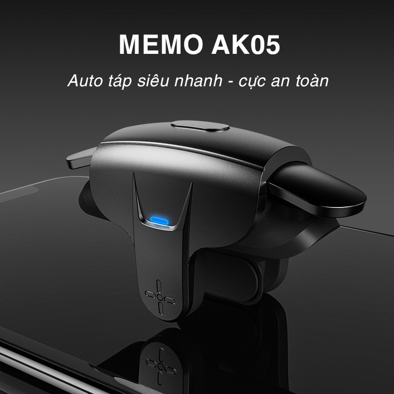 Nút bắn Pubg, FF, Rol mobile memo Ak05-AK02, nút bấm auto tap 30 nhịp/s , nút gaming tặng kèm 4 bao tay siêu nhạy game.