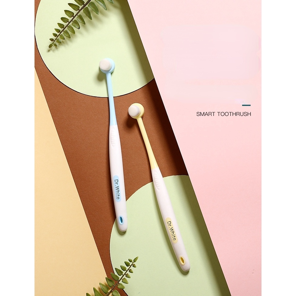 [Hàng mới về] Set 2 bàn chải đánh răng 10000+ đầu tròn mềm mại cho mẹ bầu/trẻ em