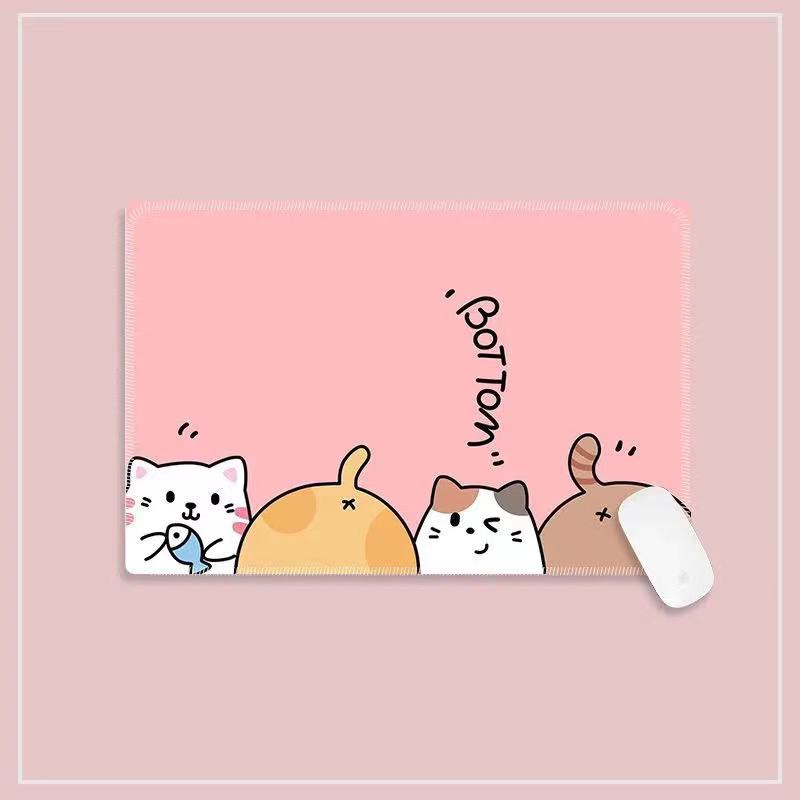 Miếng Lót Chuột In Hình Đơn Giản Dễ Thương Khi Dùng Máy Tính