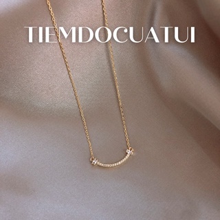 Dây chuyền vòng cổ Smiling mặt cười Hàn Quốc DC025 Tiemdocuatui