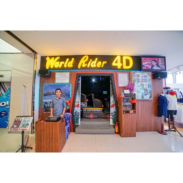 HCM [E-Voucher] Combo 2 Vé Xem Phim 4D Tại Hệ Thống World Rider DT