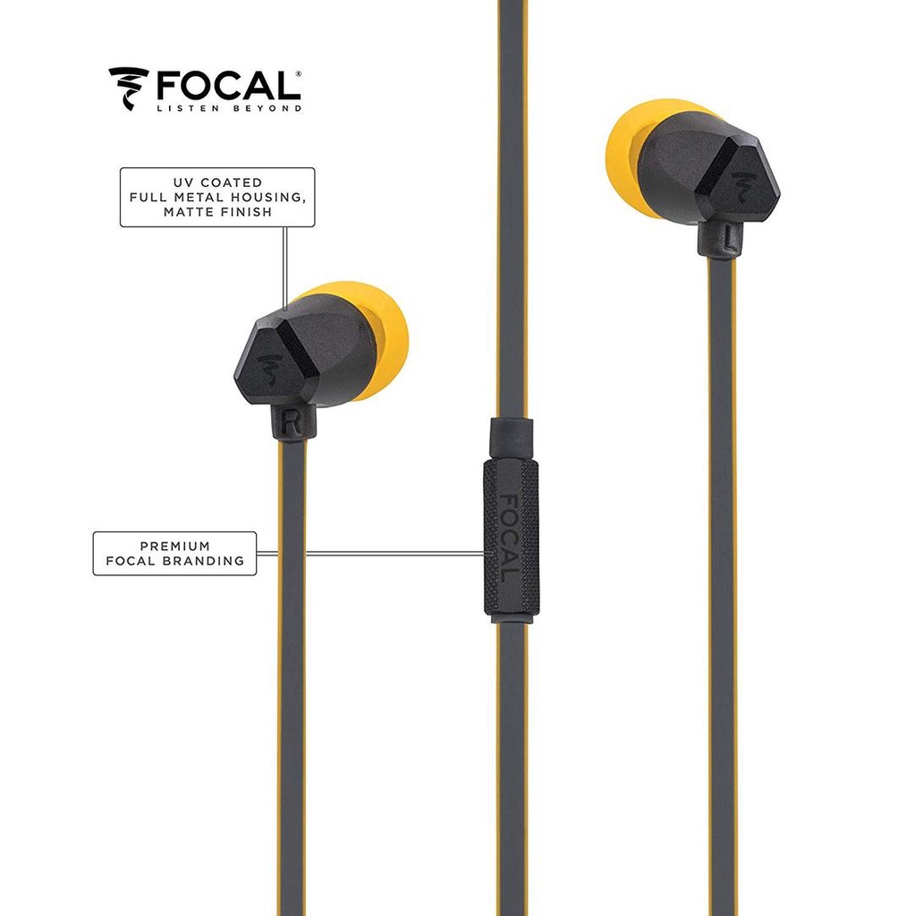 Tai nghe Focal sense 100SI, có mic, bass đập căng cực phê