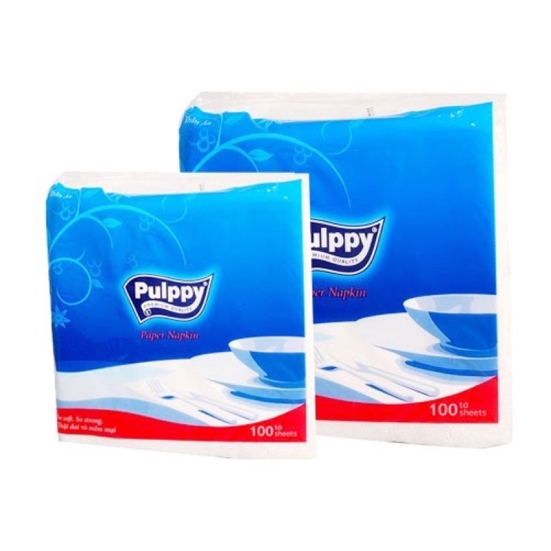 Khăn giấy ăn cao cấp PULPPY 100 tờ