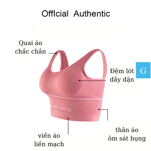 Áo bra nữ tập gym yoga thể thao tôn nâng vòng 1 dáng crop top 2 dây body Freesize Cao Cấp G-Sports