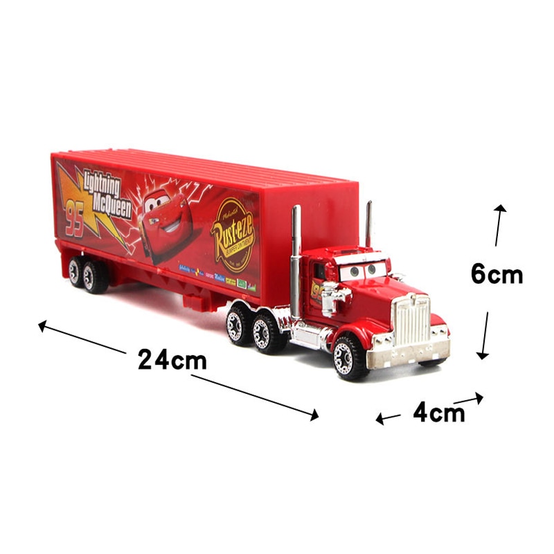 7 CÁI / Bộ Disney Pixar Car 3 Lightning McQueen Jackson Storm Mack Uncle Truck 1:55 Diecast Metal Car Model Toy Boy Christmas Gift