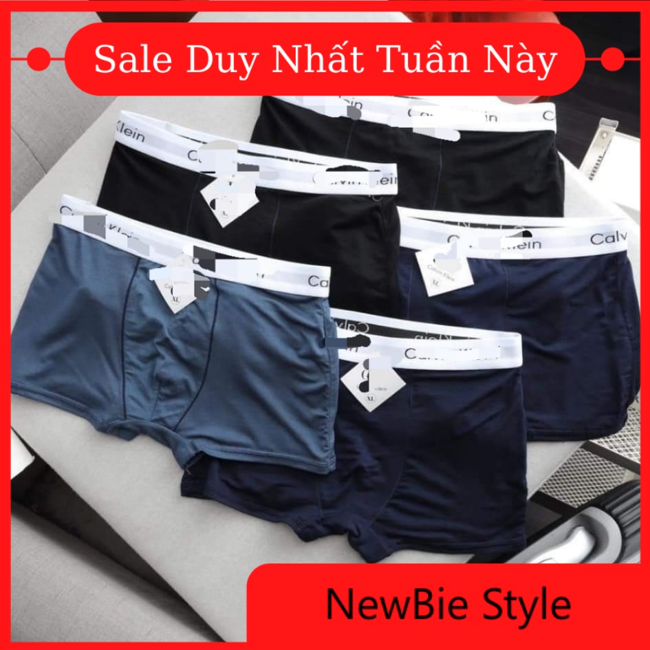 [ Free Ship ] combo 5 quần sịp đùi quần lót đùi nam thun lạnh co giãn 4 chiều kháng khuẩn