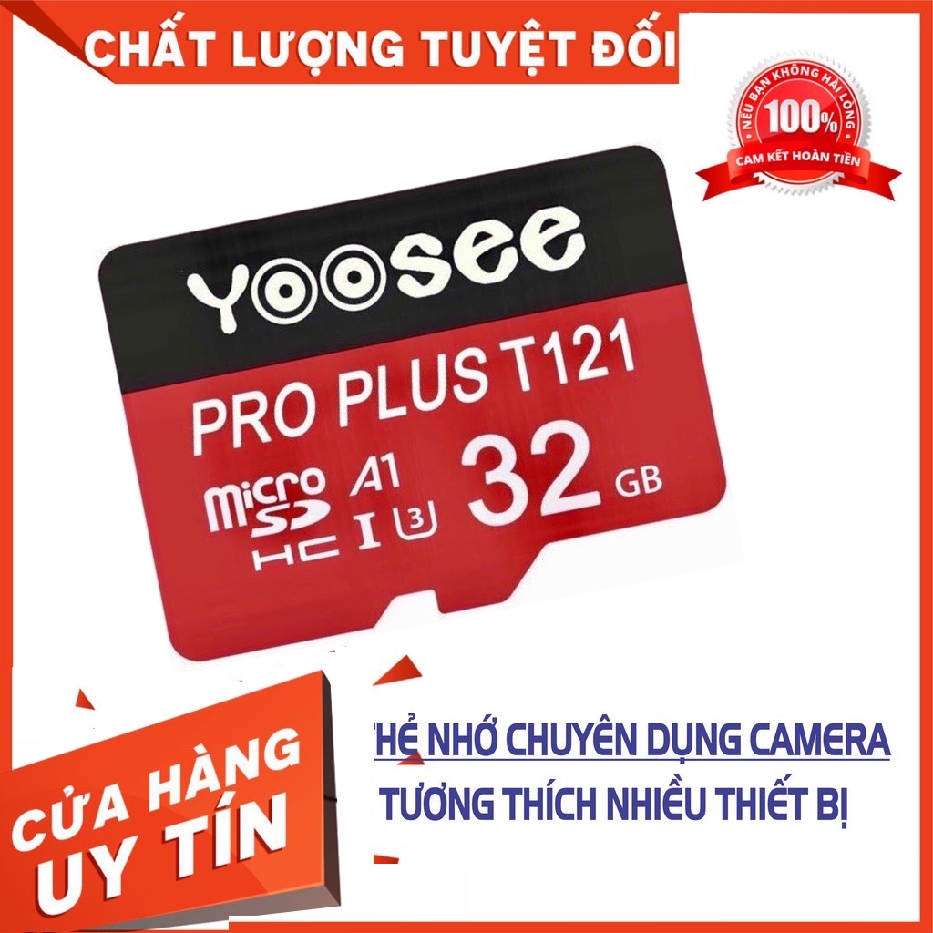 Thẻ Nhớ MicroSDHC Yoosee Pro Plus 64GB và 32GB A1 U3 4K R95MB/s W45MB/s  - Chuyên Camera Và Điện Thoại
