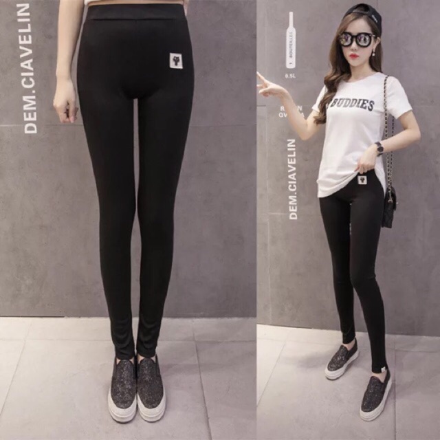 🇰🇷Quần legging mèo lót lông &lt;50kg