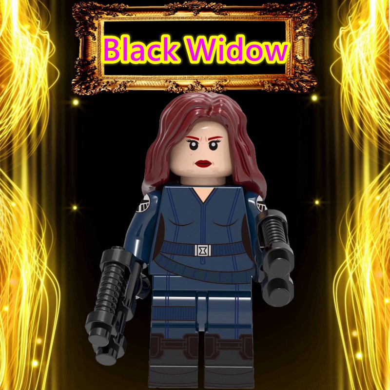 Bộ Lắp Ghép Lego Nhân Vật Black Widow Captain Of Ussr