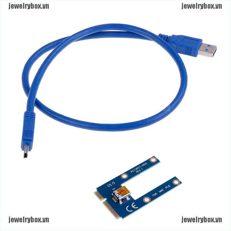 JX Mini pcie to USB 3.0 adapter converter USB3.0 to mini pci e PCIE express card[VN]