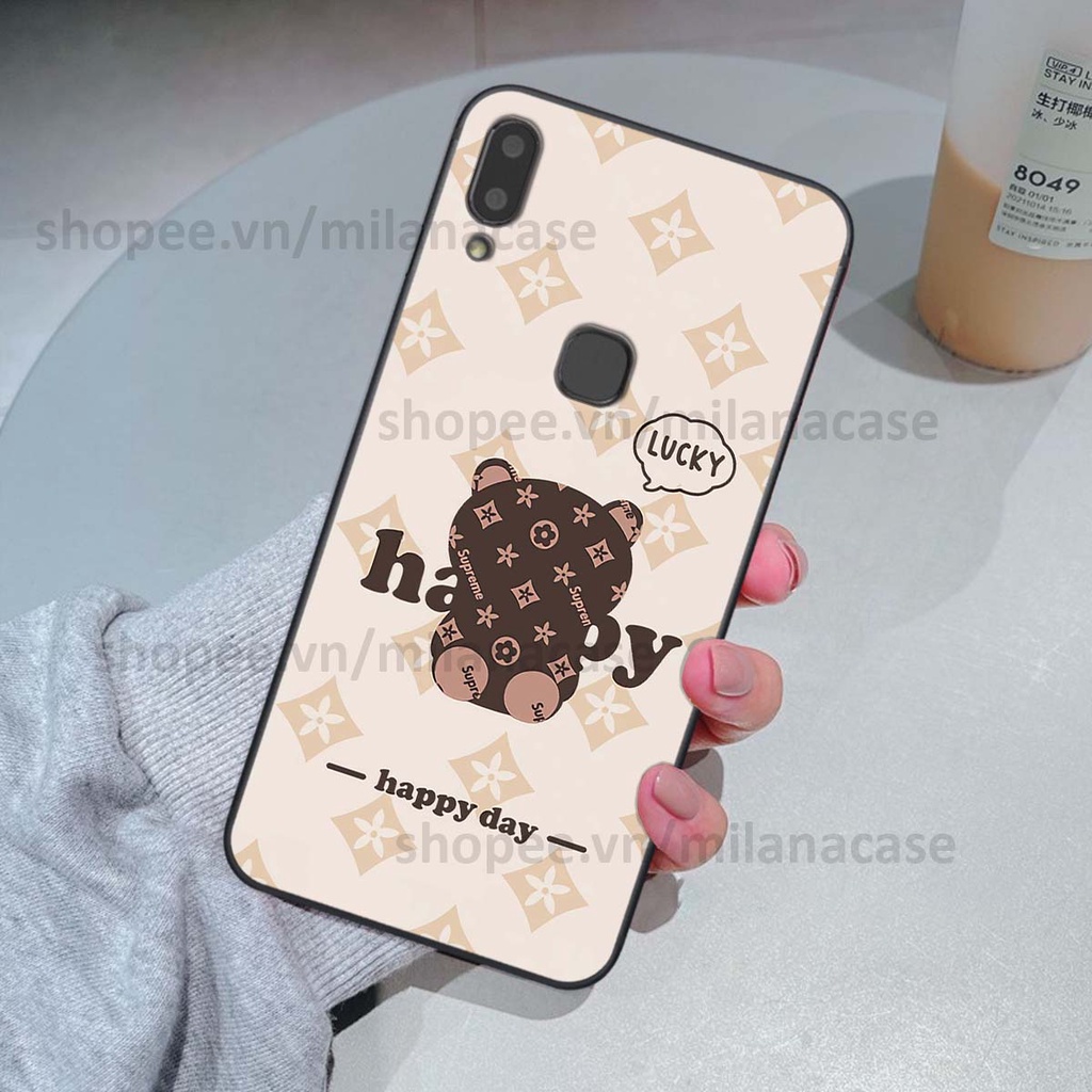 Ốp Vivo V9 / V9 Youth gấu be@rBrick gấu Teddy Kaws siêu đẹp, phong cách, cá tính