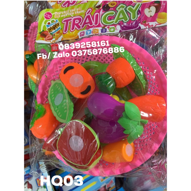 Bộ Cắt Hoa Quả trong rổ hàng VIỆT NAM 🥕