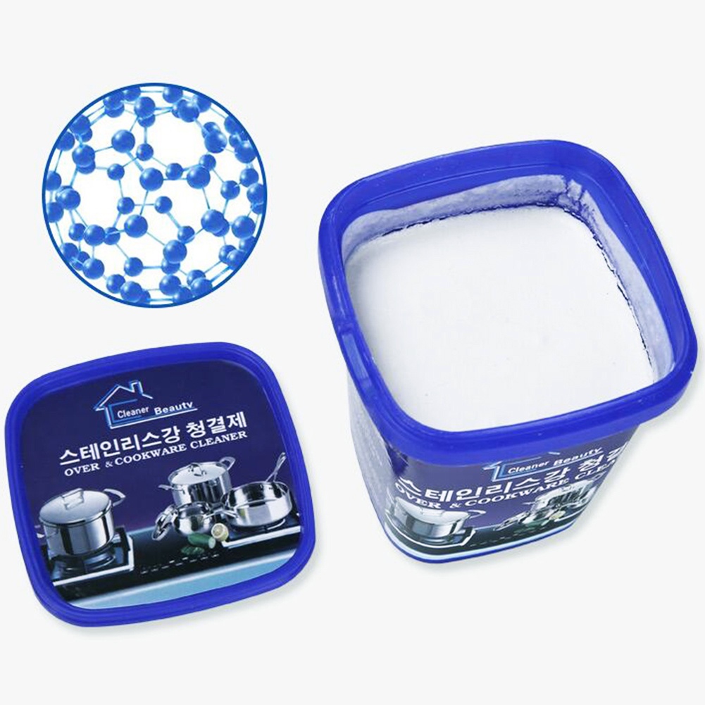Bộ 2 hộp kem tẩy xoong nồi Hàn Quốc,tẩy trắng nồi,chảo,sàn nhà tắm đa năng tiện dụng,hộp 500g
