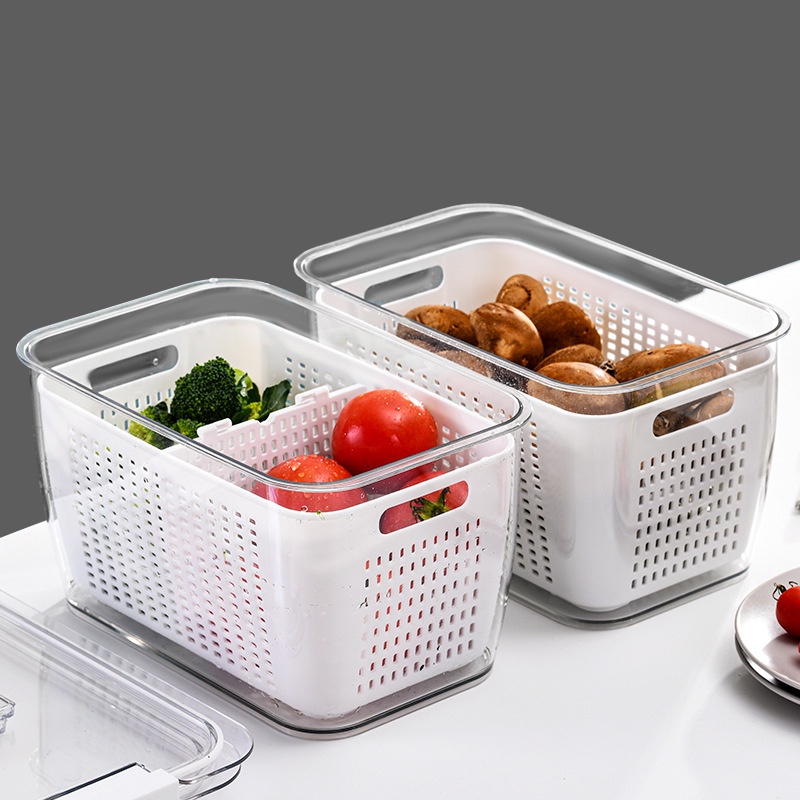 Set 1 / 2 Hộp Nhựa Đựng Thực Phẩm Đa Năng Tiện Dụng