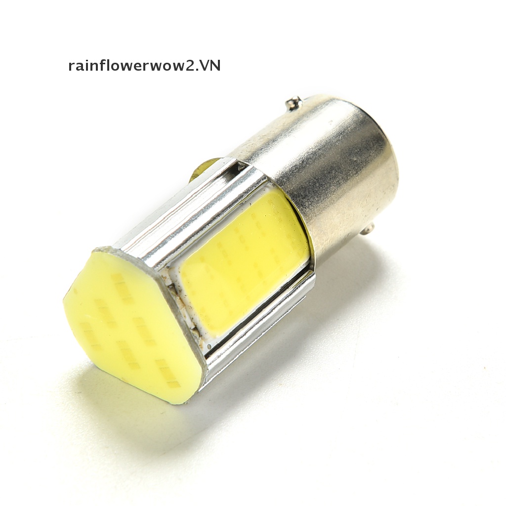 Bộ 2 Đèn LED G18 1156 Ba15s 4 COB 12V D083 Ánh Sáng Đỏ Cho Xe Hơi