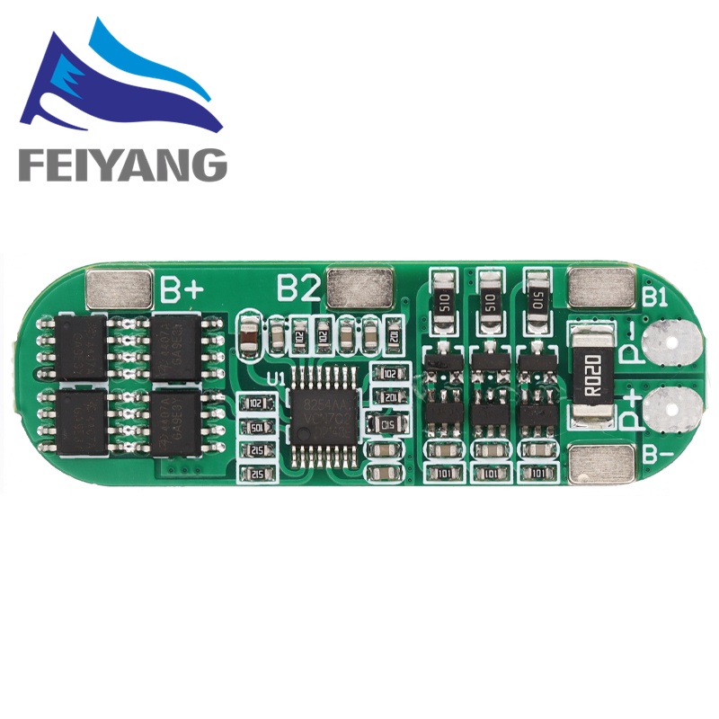 Bảng Mạch Sạc Pin Lithium 3S 10A 12V Dành Cho Pin Li-ion 18650 BMS 11.1V 12.6V