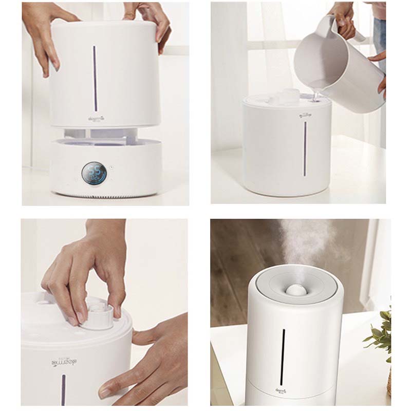 Máy Phun Sương Tạo Ẩm Cao Cấp Deerma F600, F628, F628S - Máy tạo ẩm dung tích 5 Lít, Công suất lớn, Khuếch Tán Tinh Dầu