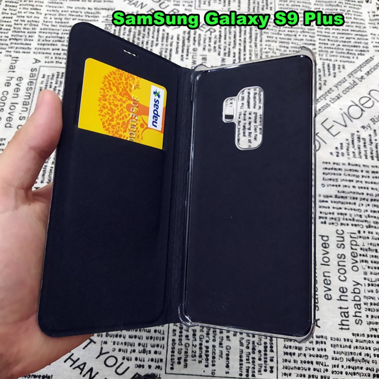 Bao Da Samsung Galaxy S9 / Galaxy S9 Plus Kiểu Dáng Gấp 2 Mặt Và Có Phối Ví Sang Trọng