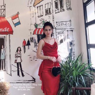 ( CÓ VIDEO HÌNH THẬT  CỰC ĐẸP) Đầm Thiết kế phi lụa cao cấp cực đẹp