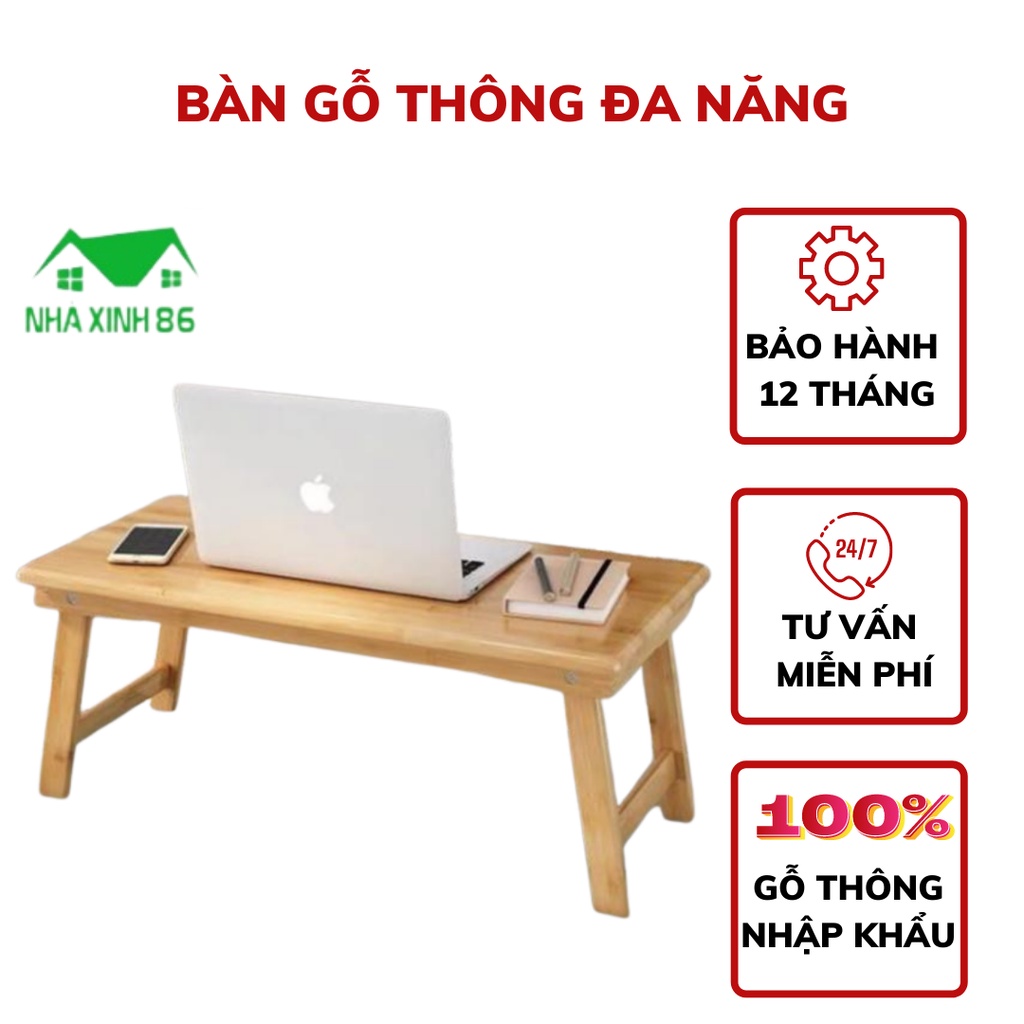 Bàn Gỗ Chân Xếp Gọn 1997store_vn – Bàn Học Gấp Gọn Chất Liệu Gỗ Thông Cao Cấp - Bảo Hành 1 Năm