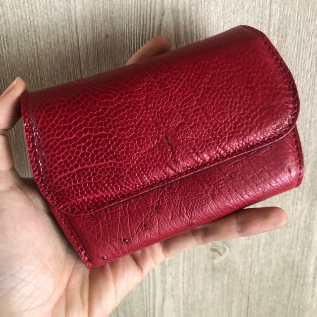 VÍ NGẮN DA ĐÀ ĐIỂU THẬT 100% (4 màu)