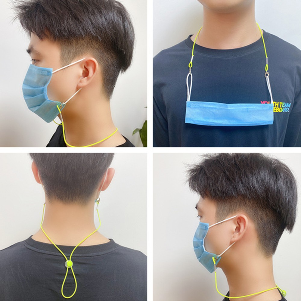 EPOCH Dây Đeo Khẩu Trang Chất Liệu Da Pu Kiểu Dáng Thời Trang