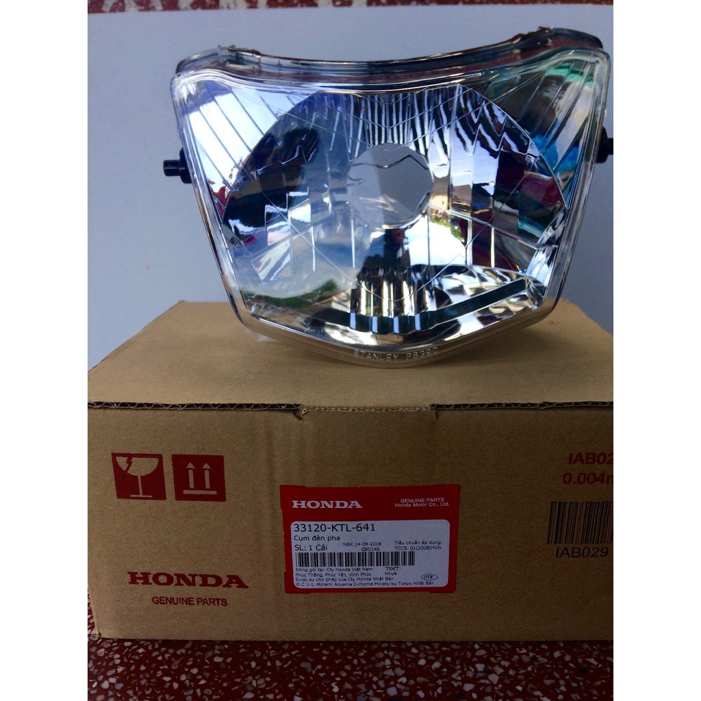 Pha Đèn Wave A100, S100, Rs100, Alpha Lớn - Chóa Đèn Wave Lớn Dành Cho Tất Cả Các Dòng Xe Wave 2006-2016
