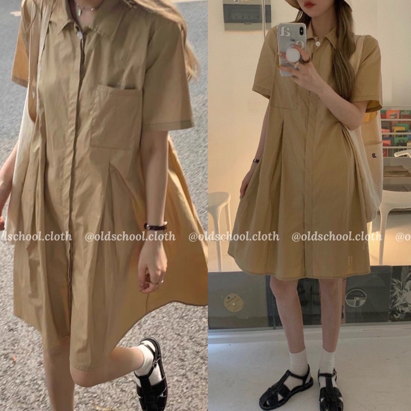 [VIDEO] ĐẦM SƠ MI XẾP LY ULZZANG (ảnh thật)