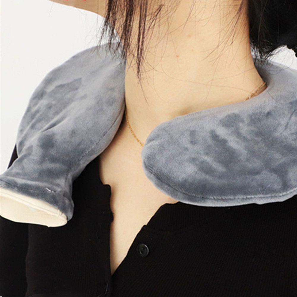 LAKAMIER Túi Chườm Nước Nóng Phủ Lông Giữ Ấm Bụng Chống Nổ Kèm Vỏ Bọc