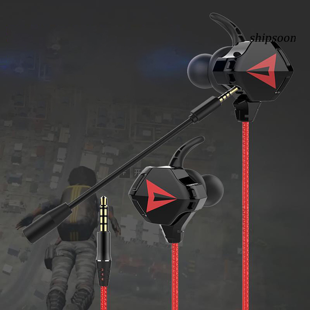 snej  Universal In-Ear Stereo Earphone Gaming Headphone with Mic for Android iPhone
