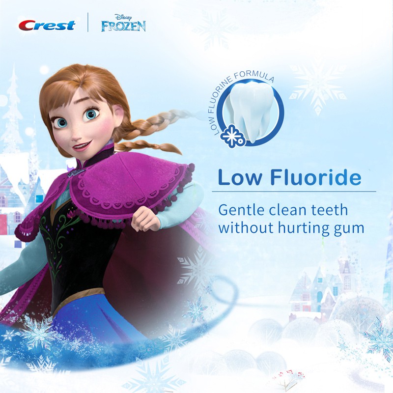 Kem đánh răng ORAL-B CREST mùi hương dễ chịu hộp đựng họa tiết Disney dễ thương dành cho trẻ em 40/ 90g