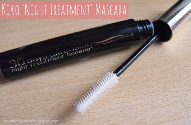 Mascara dưỡng mi KIKO 30 days (ngày + đêm) ảnh thật ở cuối