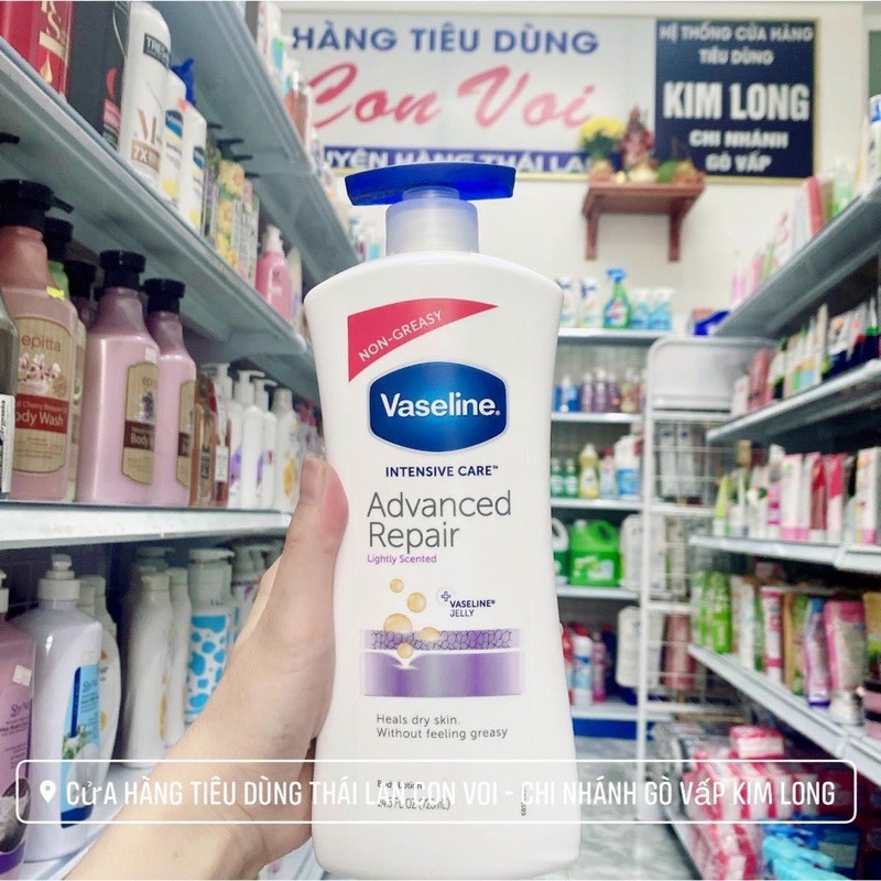 Sữa Dưỡng thể/ Lotion Vaseline mẫu mới Intensive Care 725ml