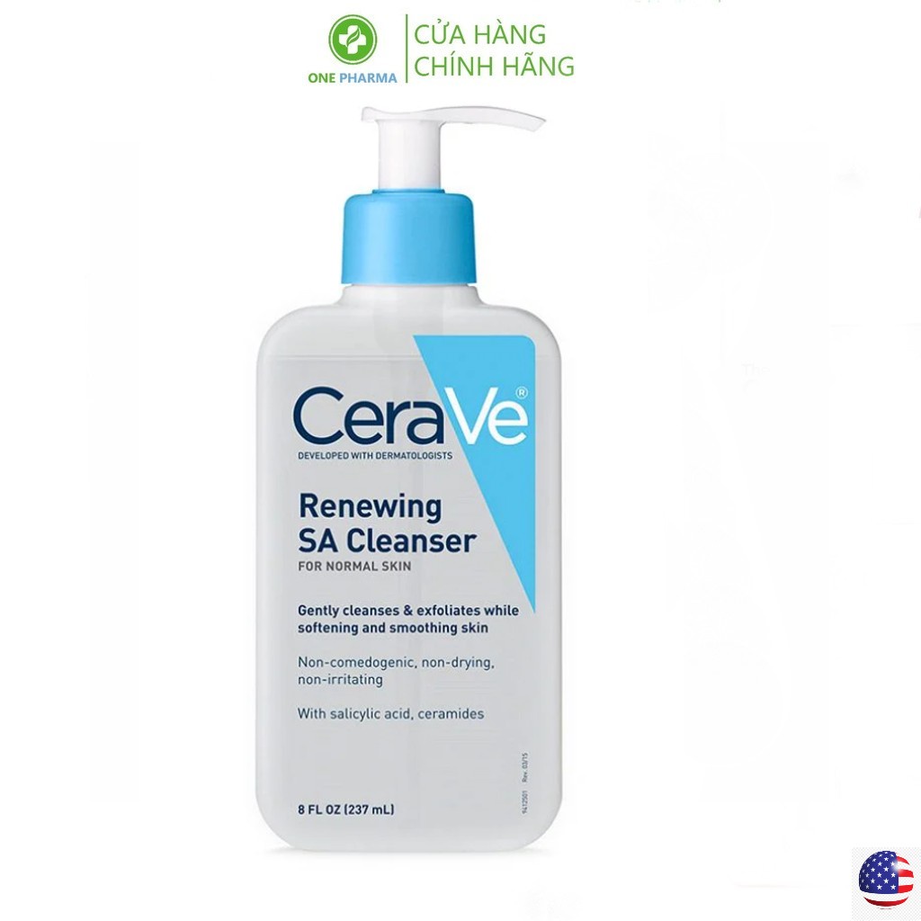 Sữa rửa mặt CeraVe cho da nhạy cảm SA Cleanser 237ml