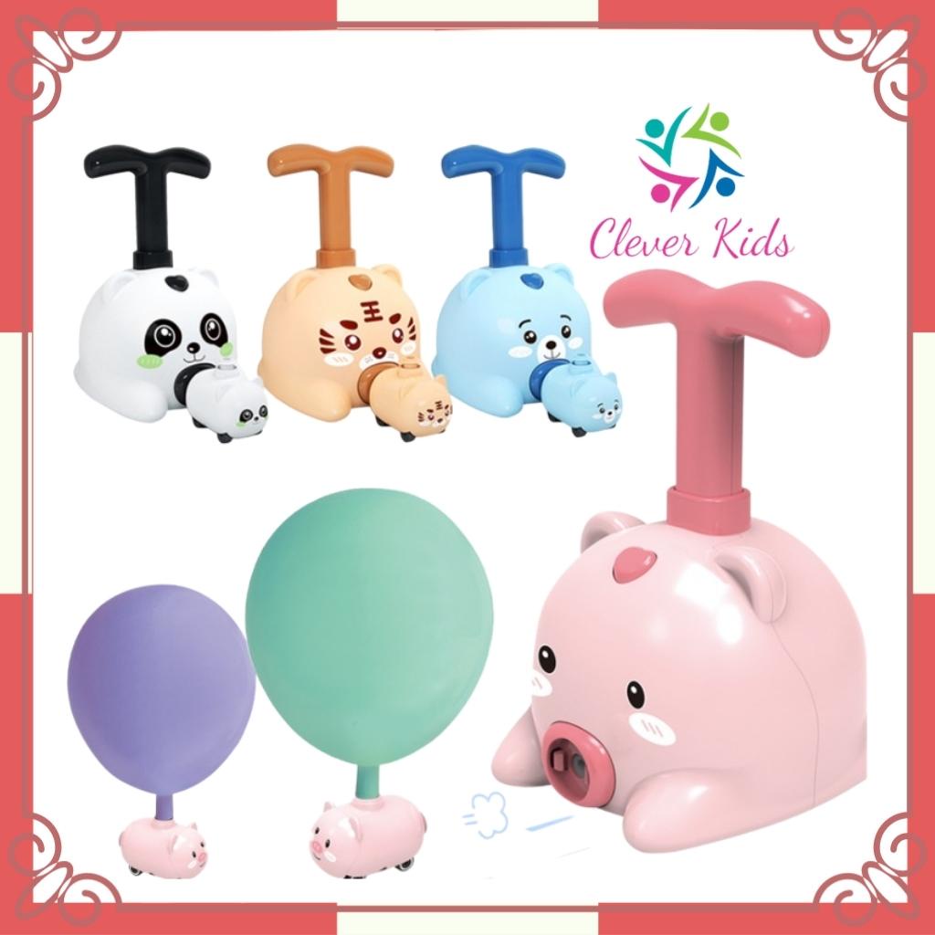 Xe ô tô đồ chơi bơm bóng bay trợ lực cực cute