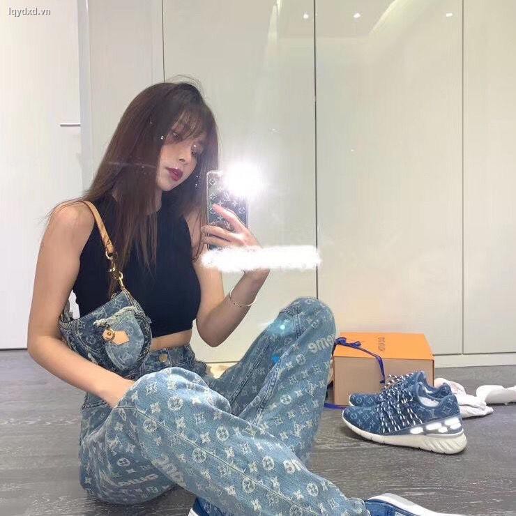Quần jeans lưng cao thời trang phong cách hiphop đường phố Âu Mỹ 20 | BigBuy360 - bigbuy360.vn