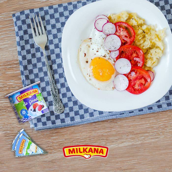 Phô mai Milkana 8 miếng – hộp 120gr ( Milkana 8 Creamy Processed Cheese portions – box 120gr) | BigBuy360 - bigbuy360.vn