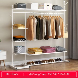 Giá treo quần áo đa năng Cây treo quần áo Kệ treo quần áo để đồ mã MGK007
