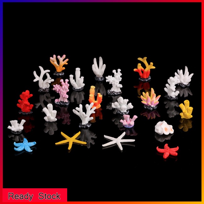 San Hô Giả Nhiều Màu Trang Trí Bể Cá