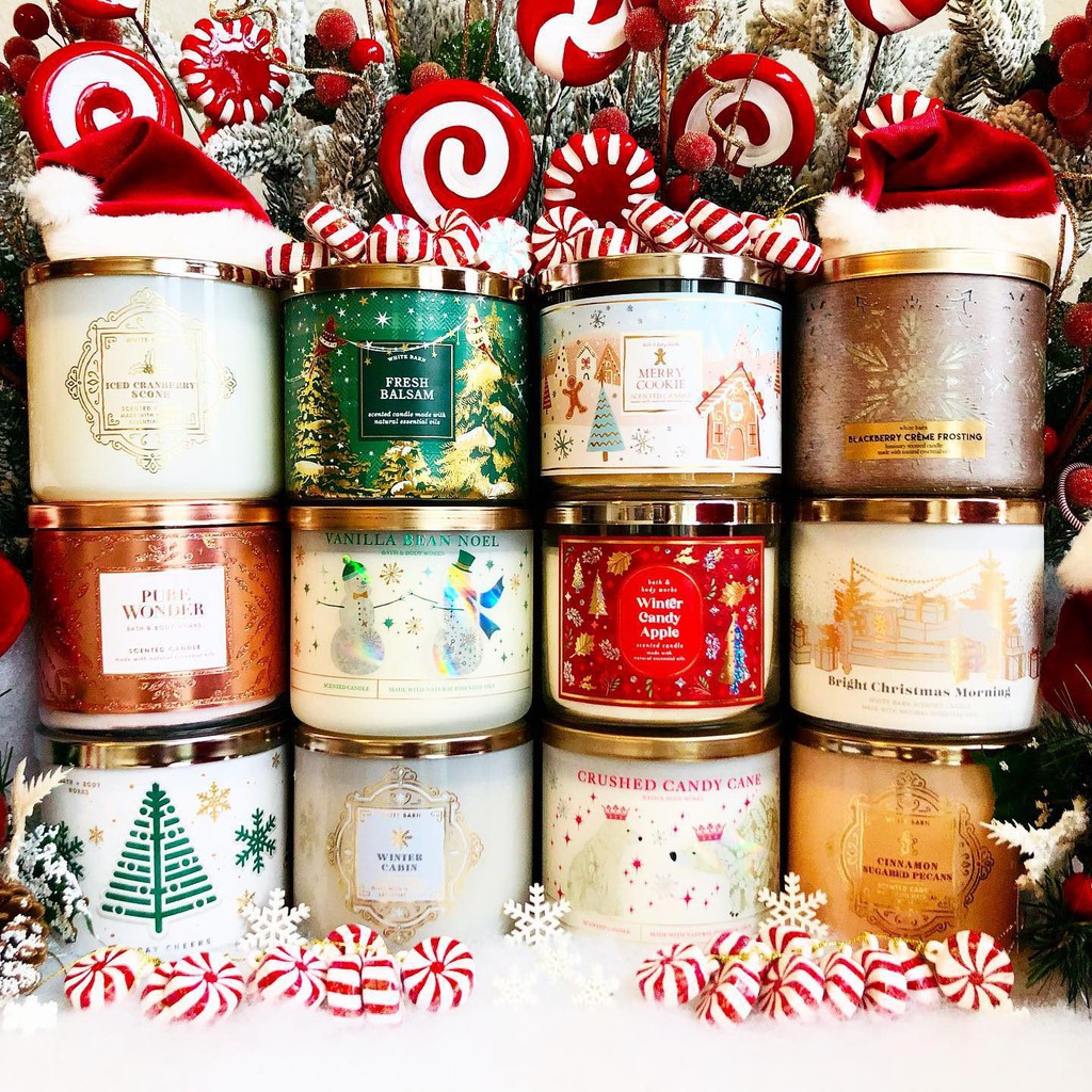 NẾN THƠM 3 BẤC BATH & BODY WORKS NHIỀU MÙI