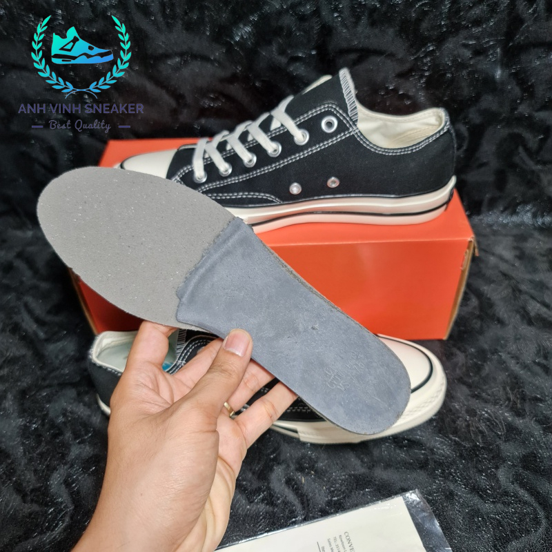 Giày converse 1970s đen cổ thấp nam nữ