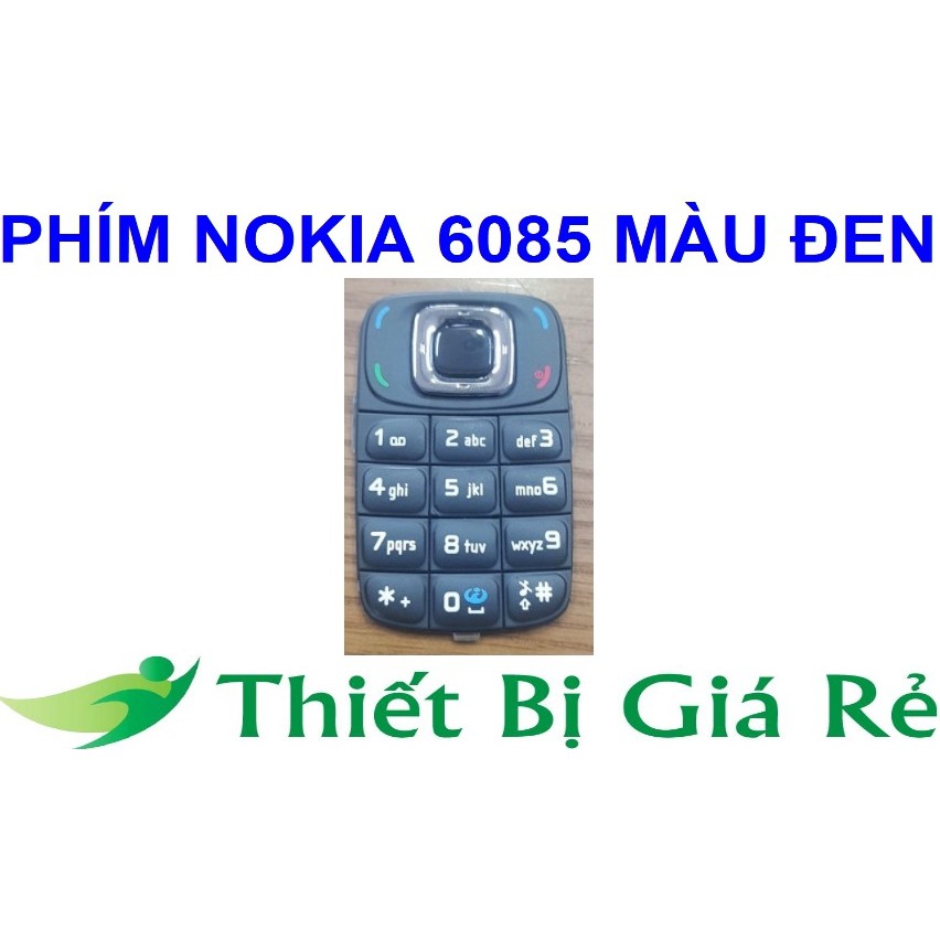 PHÍM NOKIA 6085 MÀU ĐEN